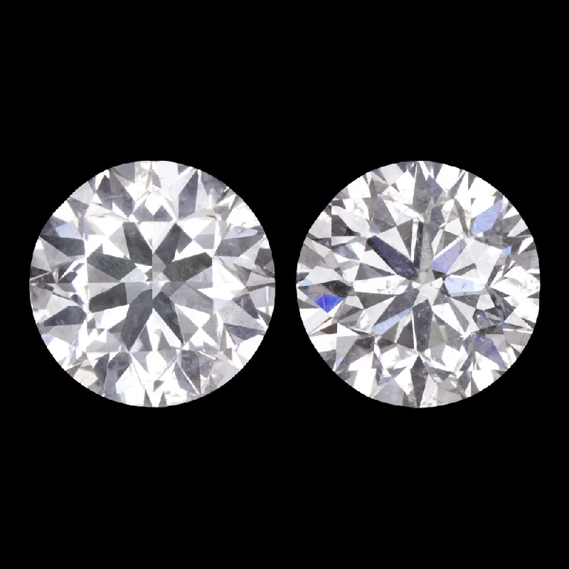 women’s promise rings -2 CARAT VERY GOOD CUT E-F COLOR DIAMOND STUD EARRINGS NATURAL PAIR ROUND 2ct