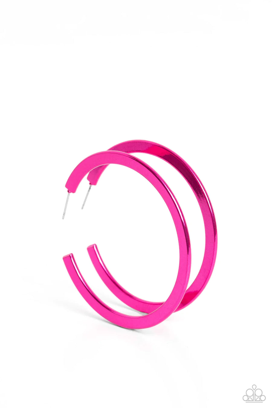 women’s unique earrings -Pop HOOP - Pink