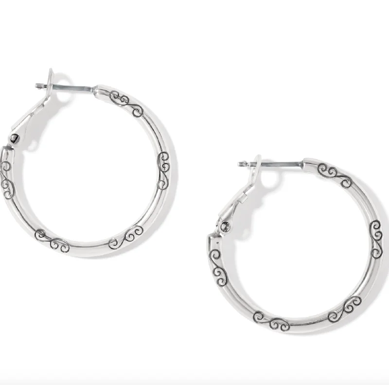 custom earrings for women -Small Earring Charm Hoops