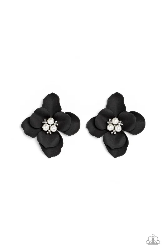 women’s casual earrings -Jovial Jasmine - Black