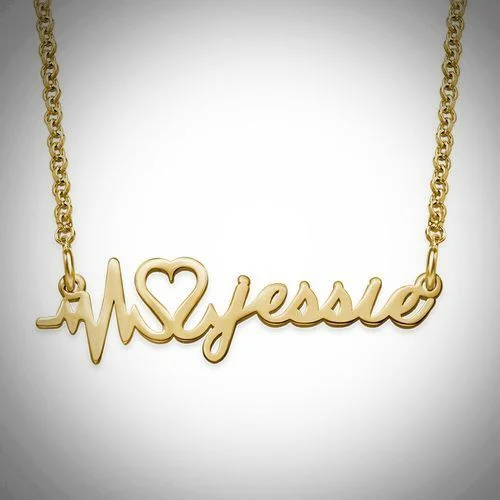 women’s statement necklaces -My Heartbeat