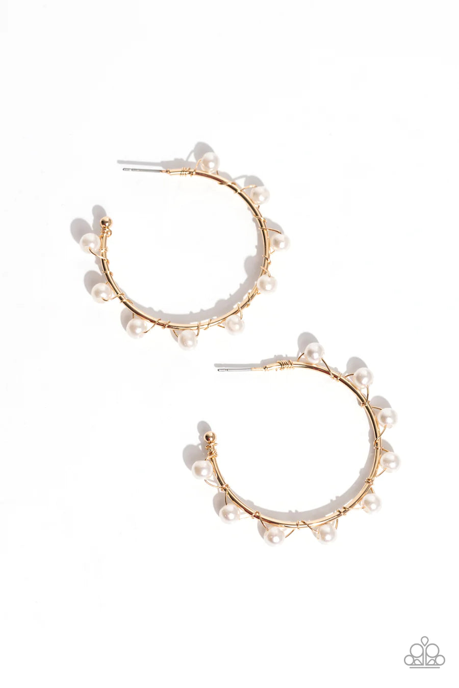 women’s gemstone drop earrings -Night at the Gala - Gold