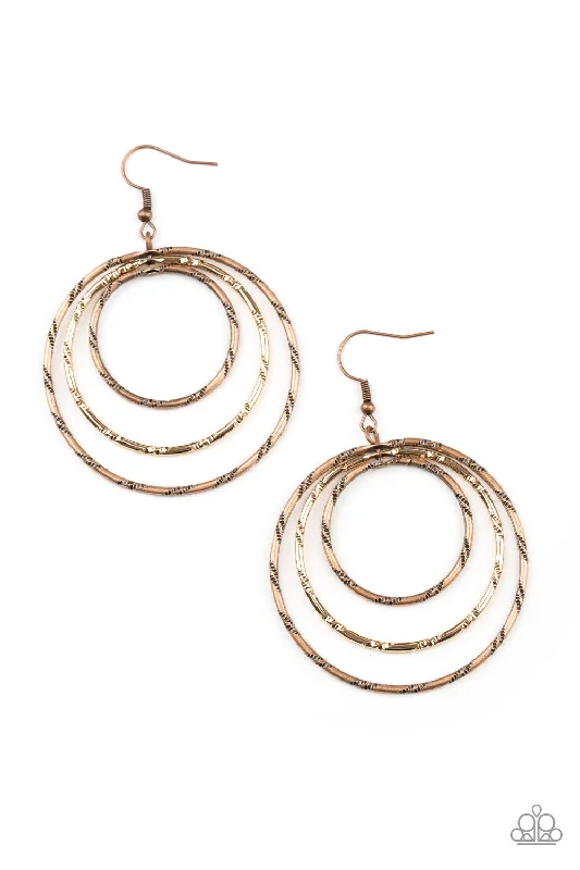 women’s hoop earrings with diamonds -Vintage Vertigo - Multi