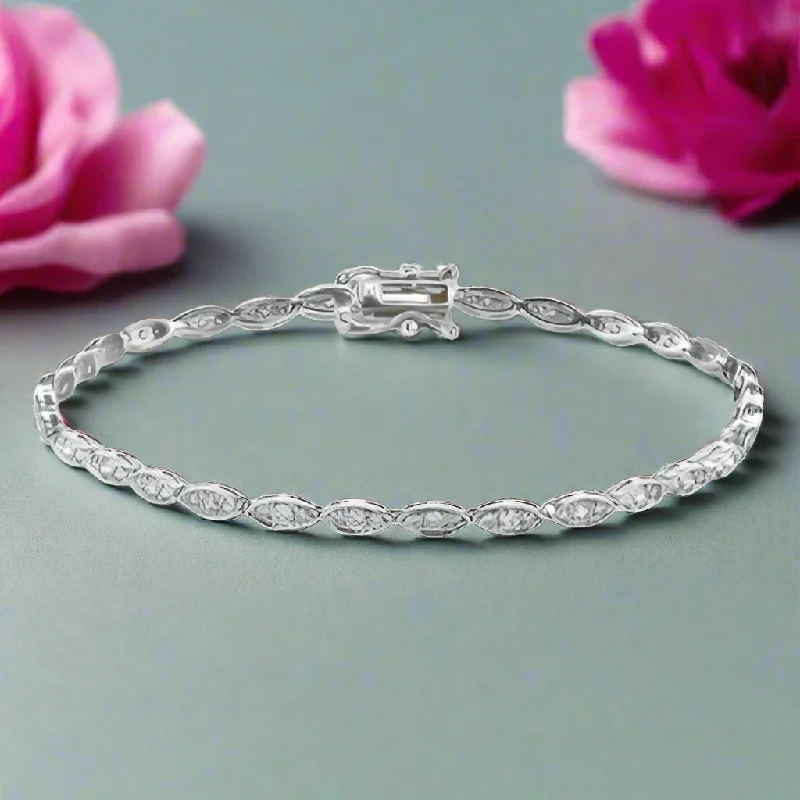 women’s stacked bracelets -Fancy Diamond Bracelet