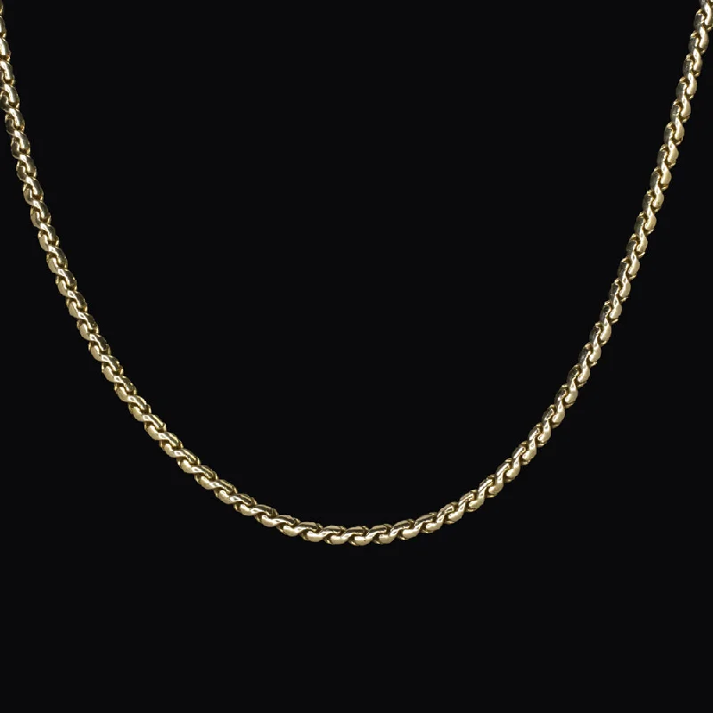 women’s sapphire rings -SOLID 18K YELLOW GOLD CHAIN NECKLACE S LINK 26 INCH LONG 1.8mm 14.6 GRAM SIMPLE