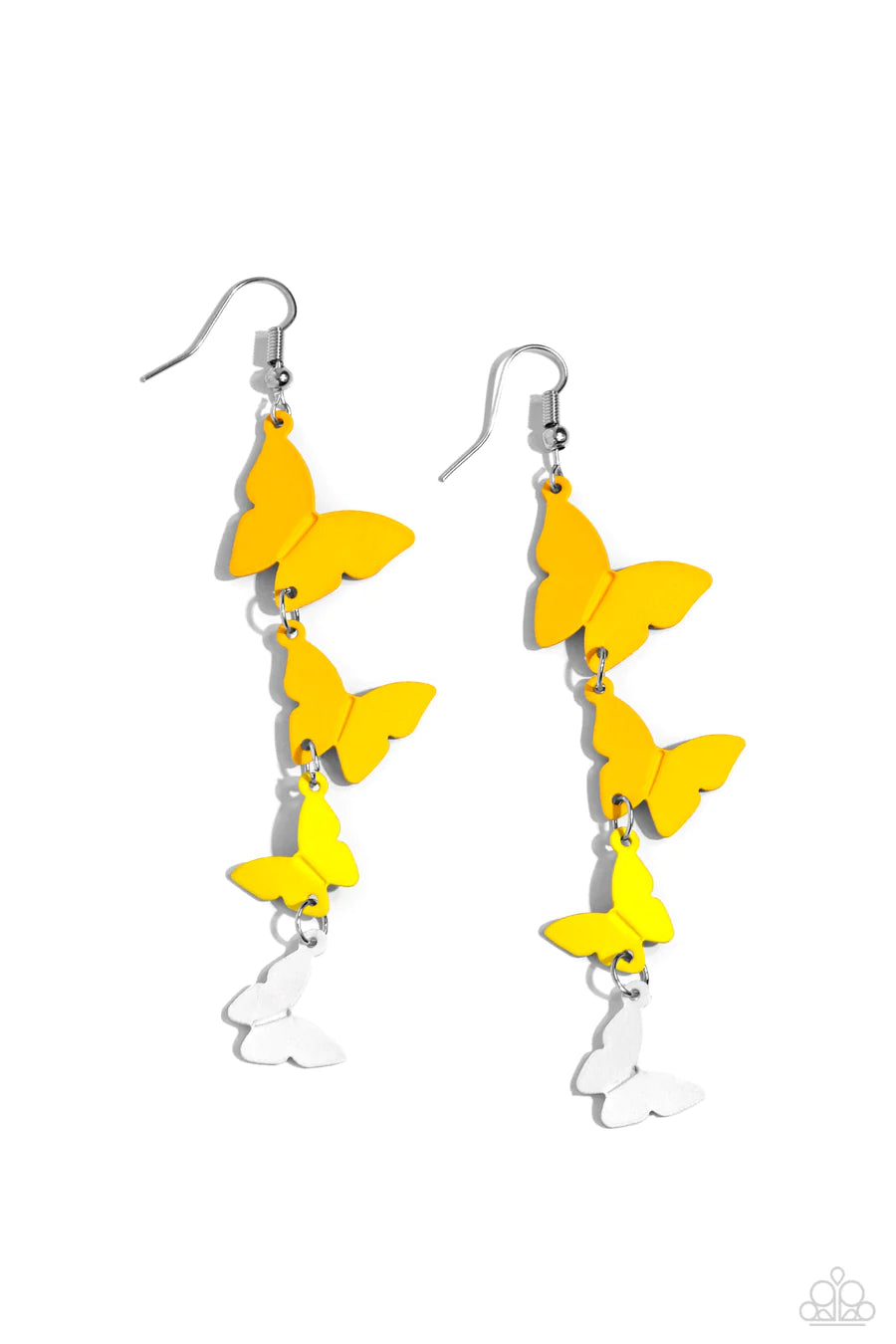 women’s ruby earrings -Haphazard Headliner - Yellow