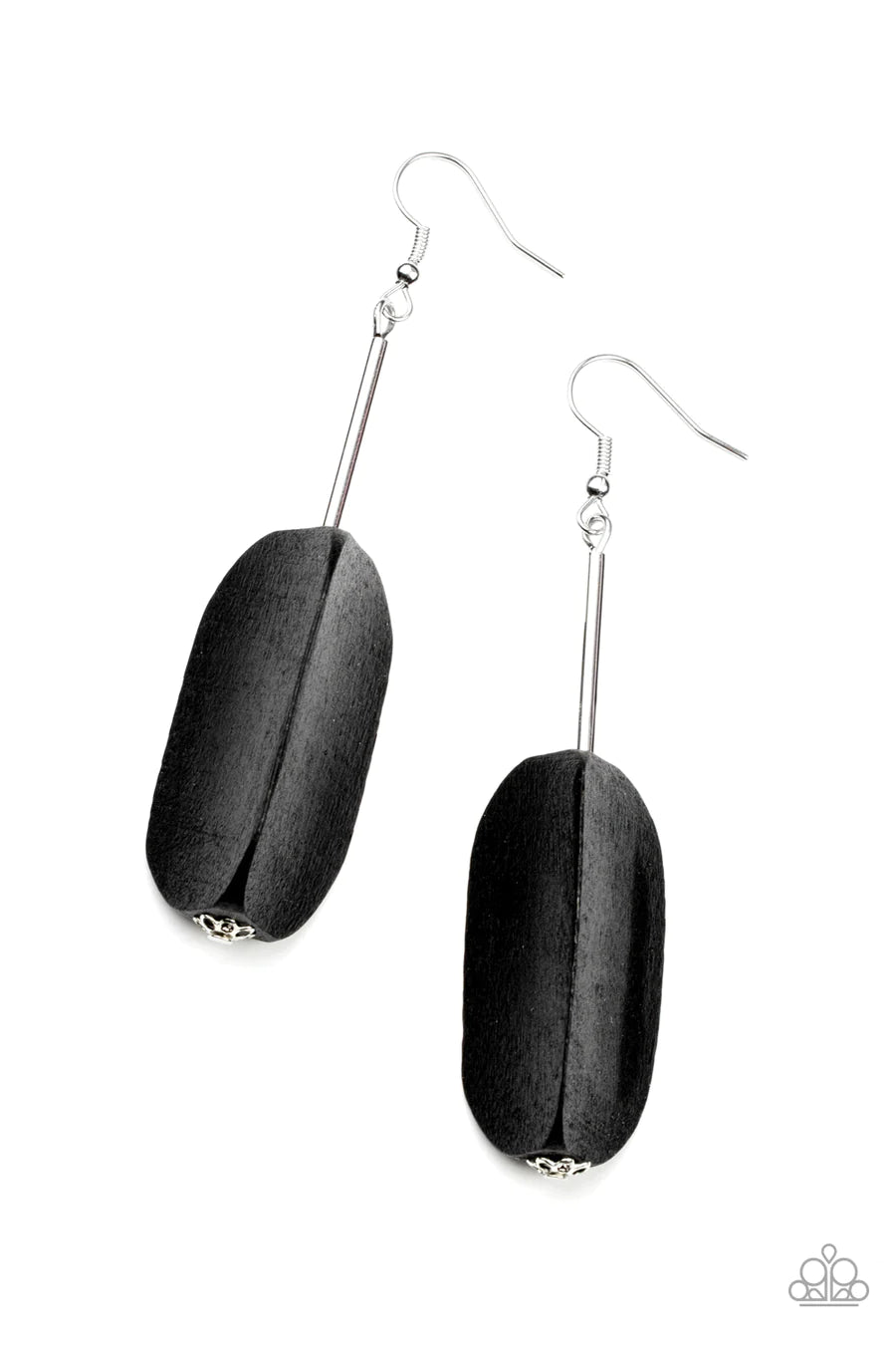 stud earrings for women -Tamarack Trail - Black