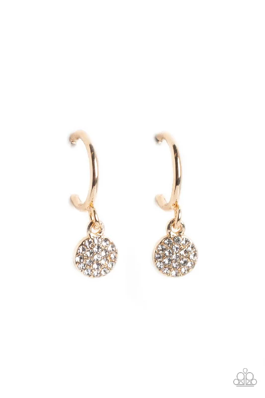 women’s dangle earrings -Bodacious Ballroom - Gold