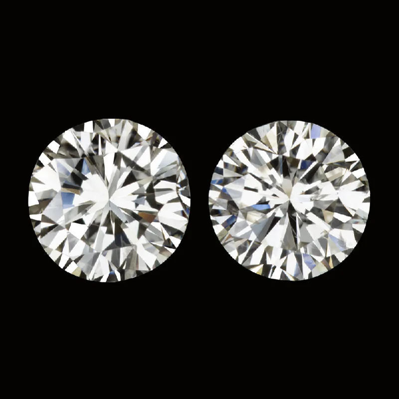 diamond rings for women -1.59ct VERY GOOD CUT DIAMOND STUD EARRINGS ROUND NATURAL MATCHING PAIR 1.5 CARAT