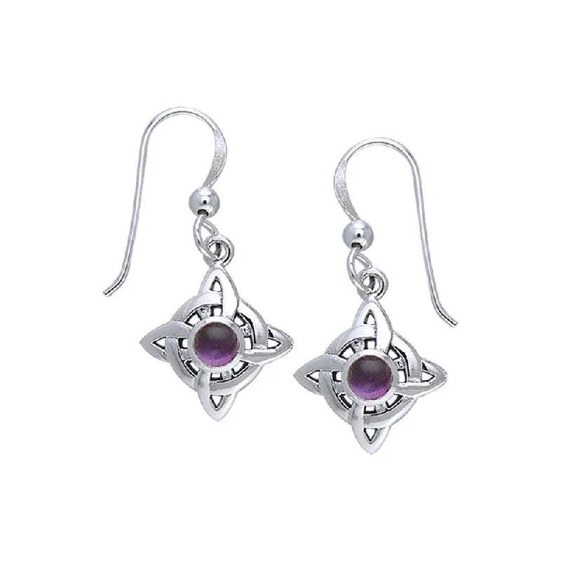 hoop earrings for women -Wheel Of Being Earrings TER049