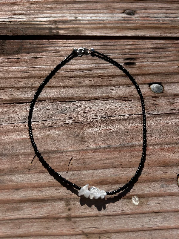 women’s ruby necklaces -Moonstone necklace