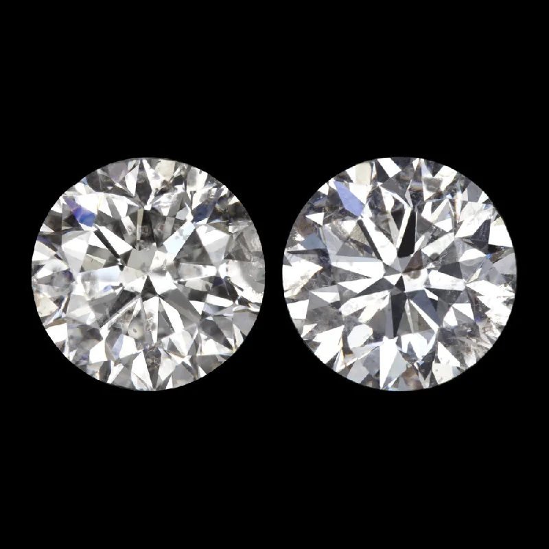 women’s platinum rings -DIAMOND STUD EARRINGS 1.60ct VERY GOOD ROUND CUT NATURAL EARTH MINED PAIR 1.5ct