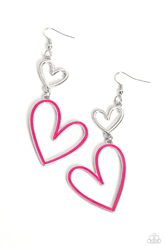 women’s luxury earrings -Pristine Pizzazz - Pink