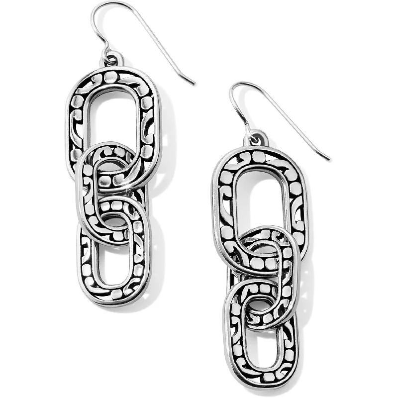 women’s diamond stud earrings -Contempo Linx French Wire Earrings