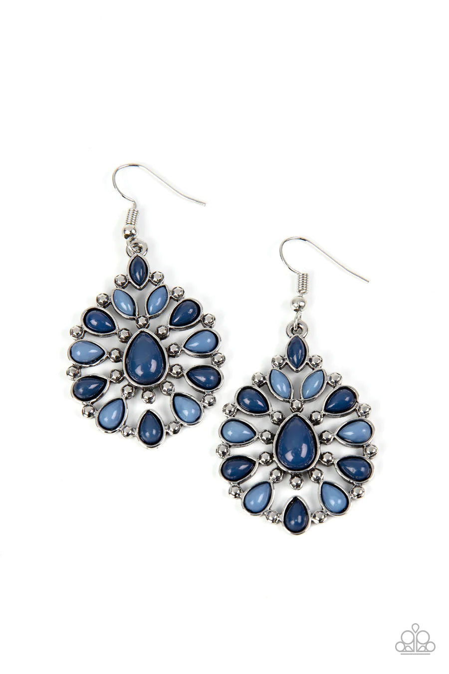 women’s gemstone earrings -Lively Luncheon - Blue