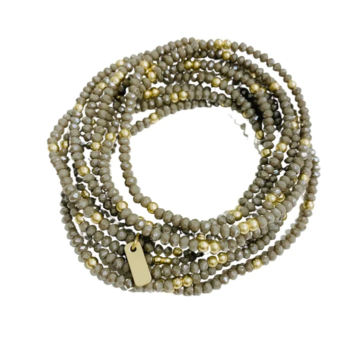 pearl bangles for women -Disco Bracelet Stack