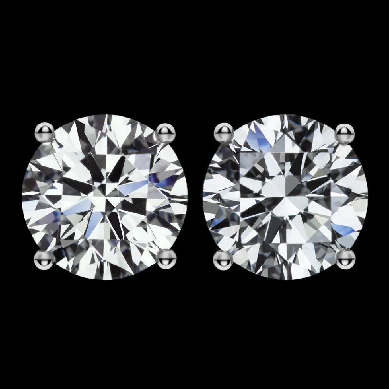 women’s rings with diamonds -1.15ct F-G VS LAB CREATED DIAMOND STUD EARRINGS EXCELLENT CUT ROUND BRILLIANT