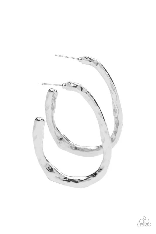 women’s luxury earrings -WARPED Speed - Silver