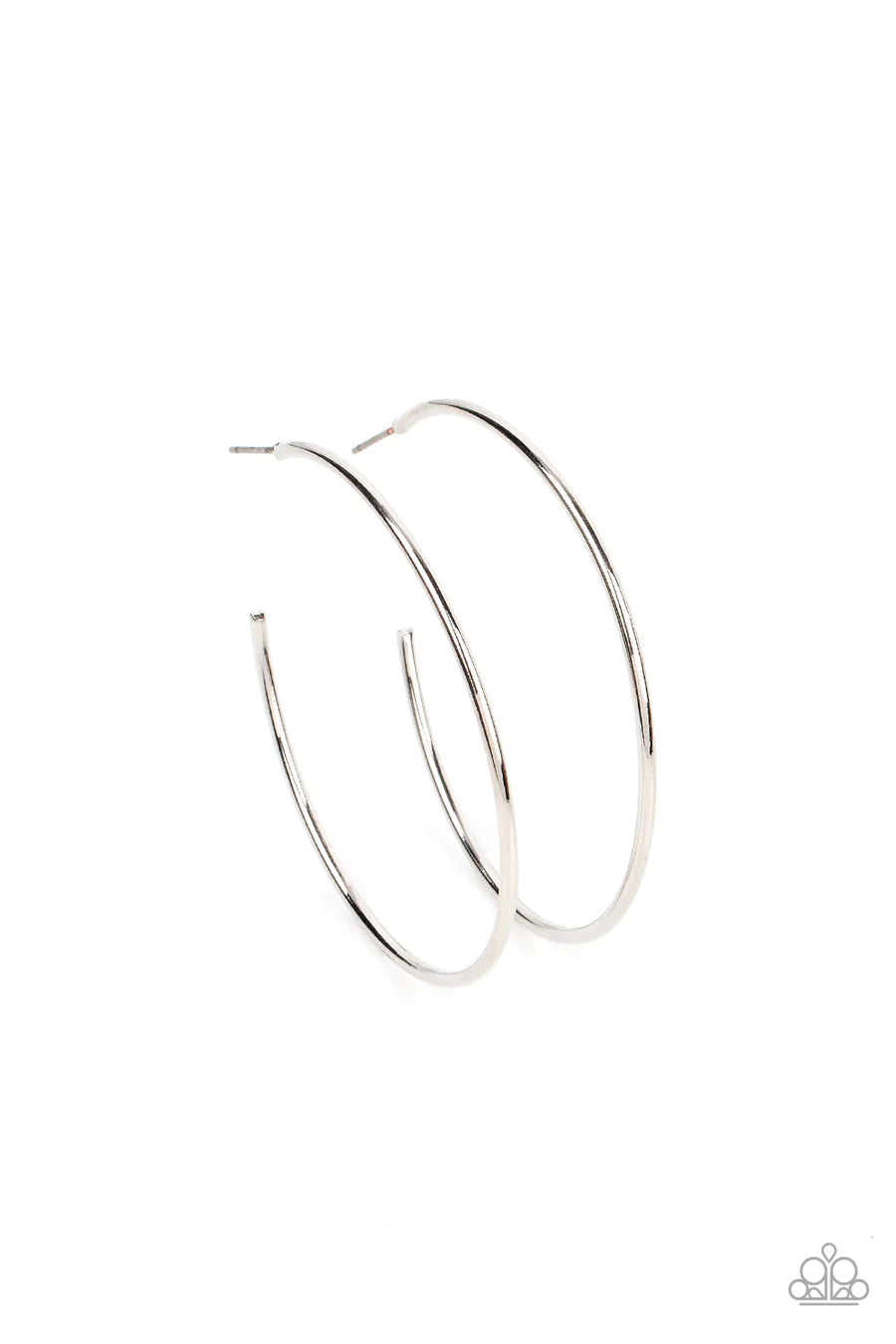 women’s minimalist earrings -Can I Get a HOOP HOOP - Silver