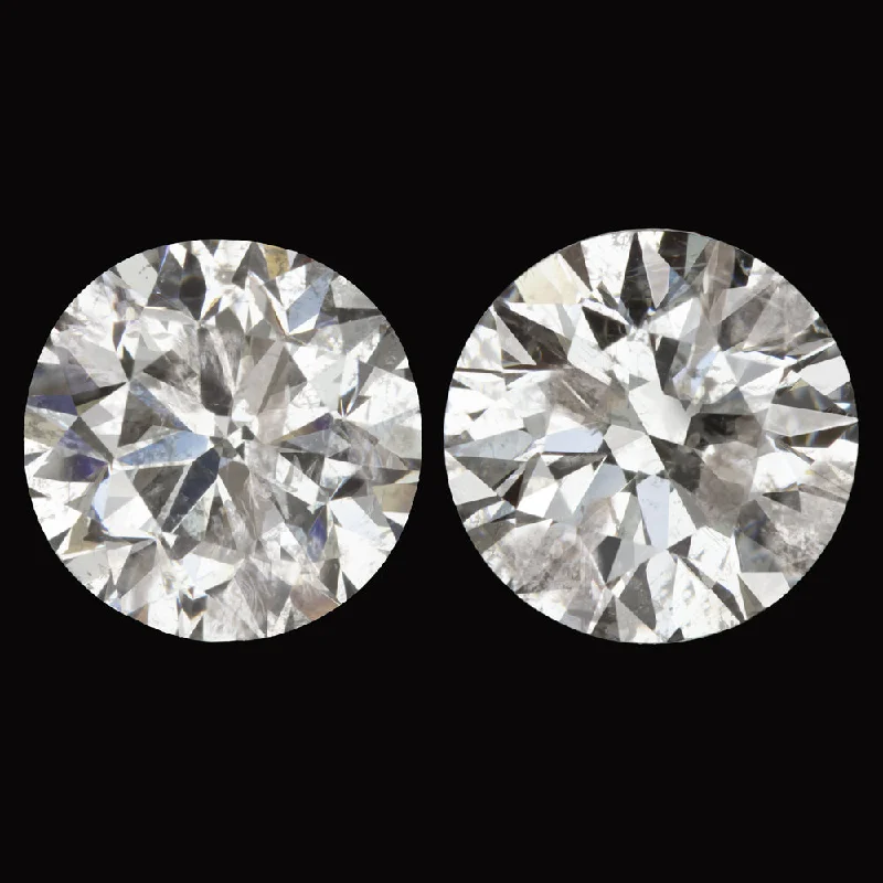 women’s engraved rings -1.29ct DIAMOND STUD EARRINGS MATCHING PAIR ROUND BRILLIANT CUT NATURAL CLASSIC