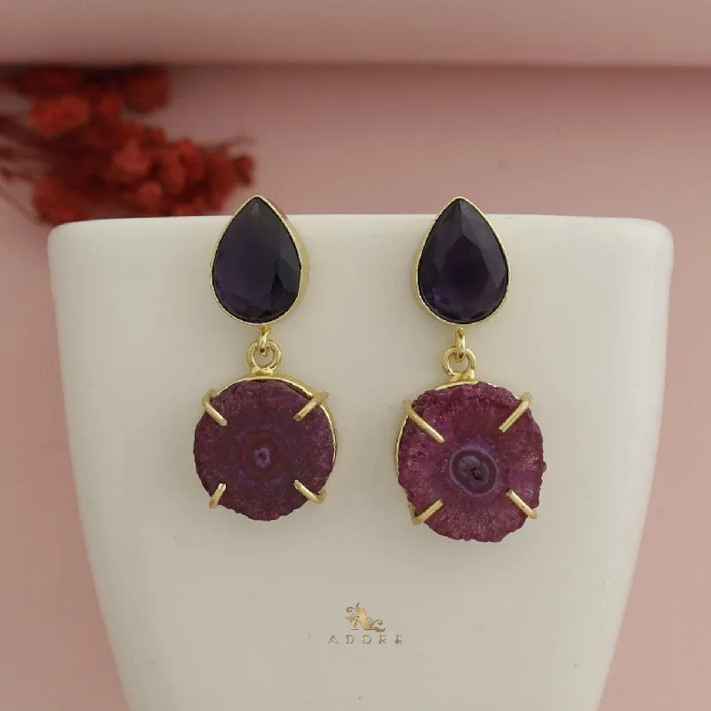 Purple + Dark Pink Agate