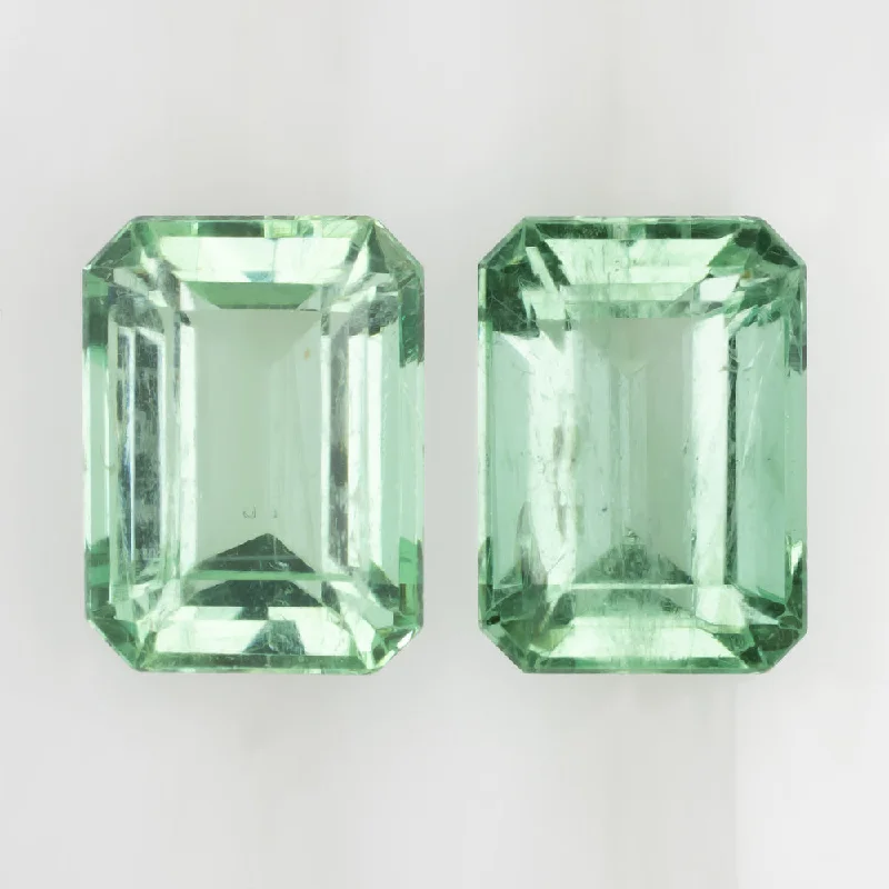 women’s colorful rings -NATURAL EMERALD MATCHING PAIR STUD DROP EARRINGS 5.25ct LOOSE GREEN EARTH MINED