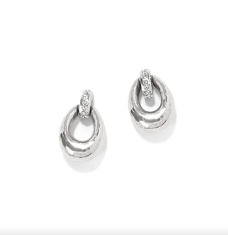 women’s chandelier earrings -Meridian Orbit Post Drop Earrings