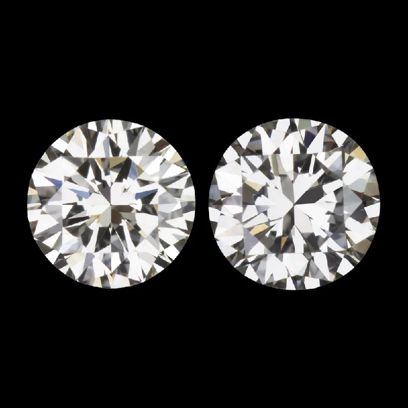 women’s large gemstone rings -0.67ct VERY GOOD CUT DIAMOND STUD EARRINGS I-J VVS2-VS1 ROUND BRILLIANT PAIR