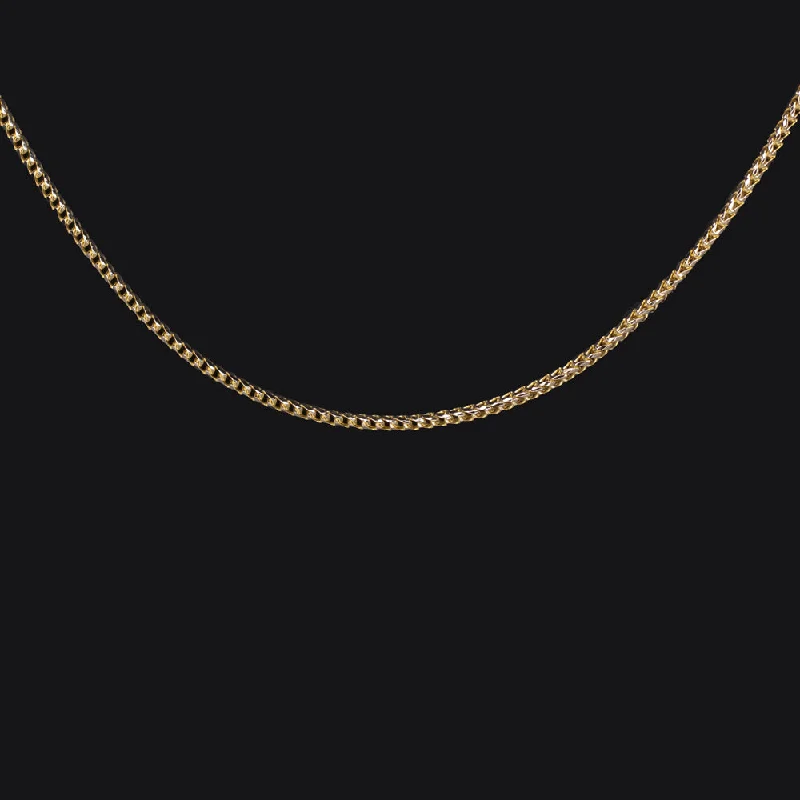 women’s modern rings -SOLID 10k YELLOW GOLD WHEAT CHAIN NECKLACE 19 INCH ITALIAN DAINTY CLASSIC