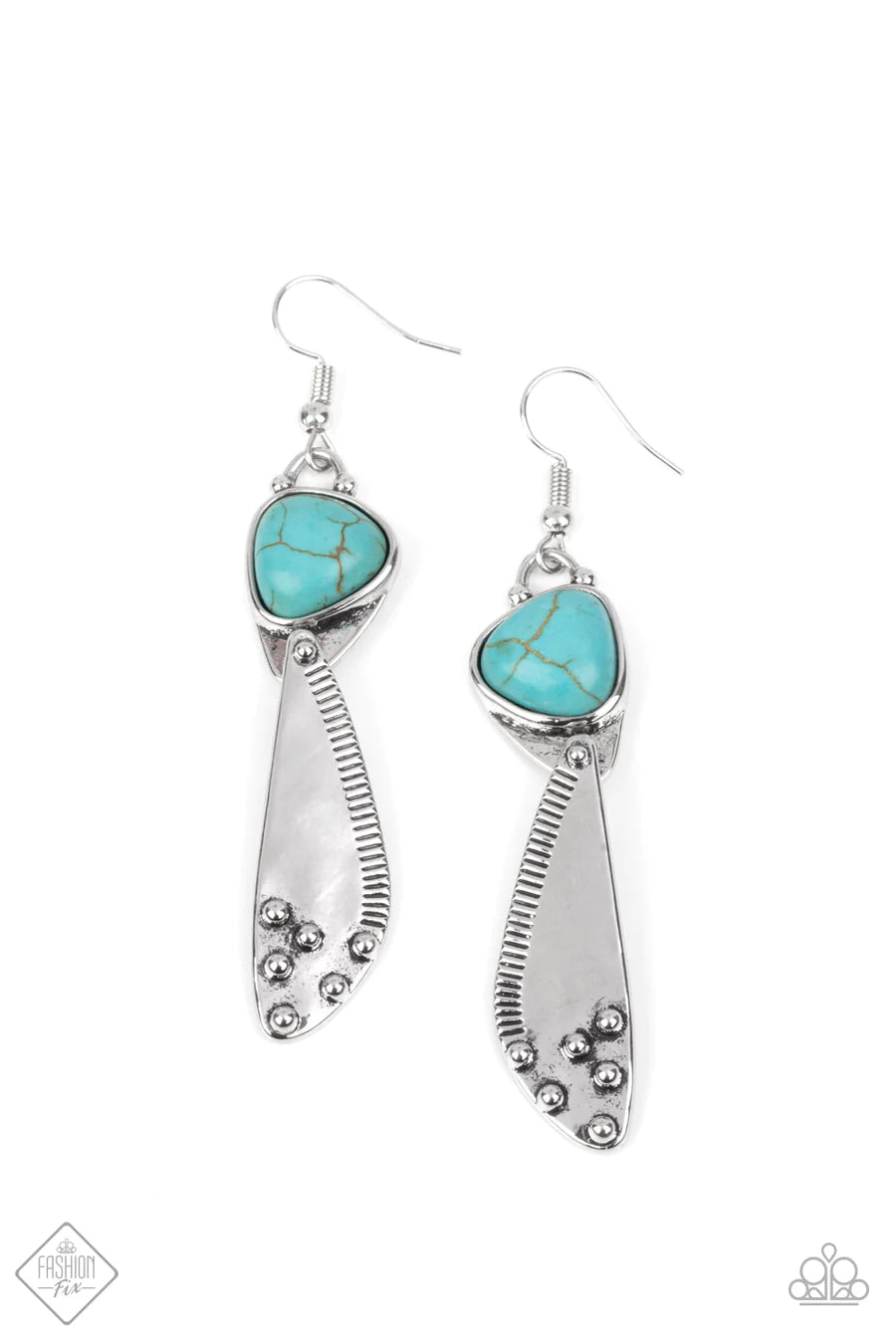 women’s luxury earrings -Going-Green Goddess - Blue