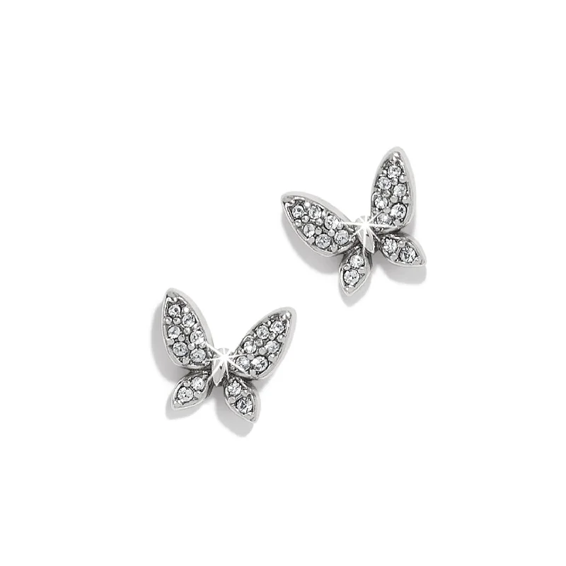 women’s luxury earrings -Enchanting Butterfly Post Earrings