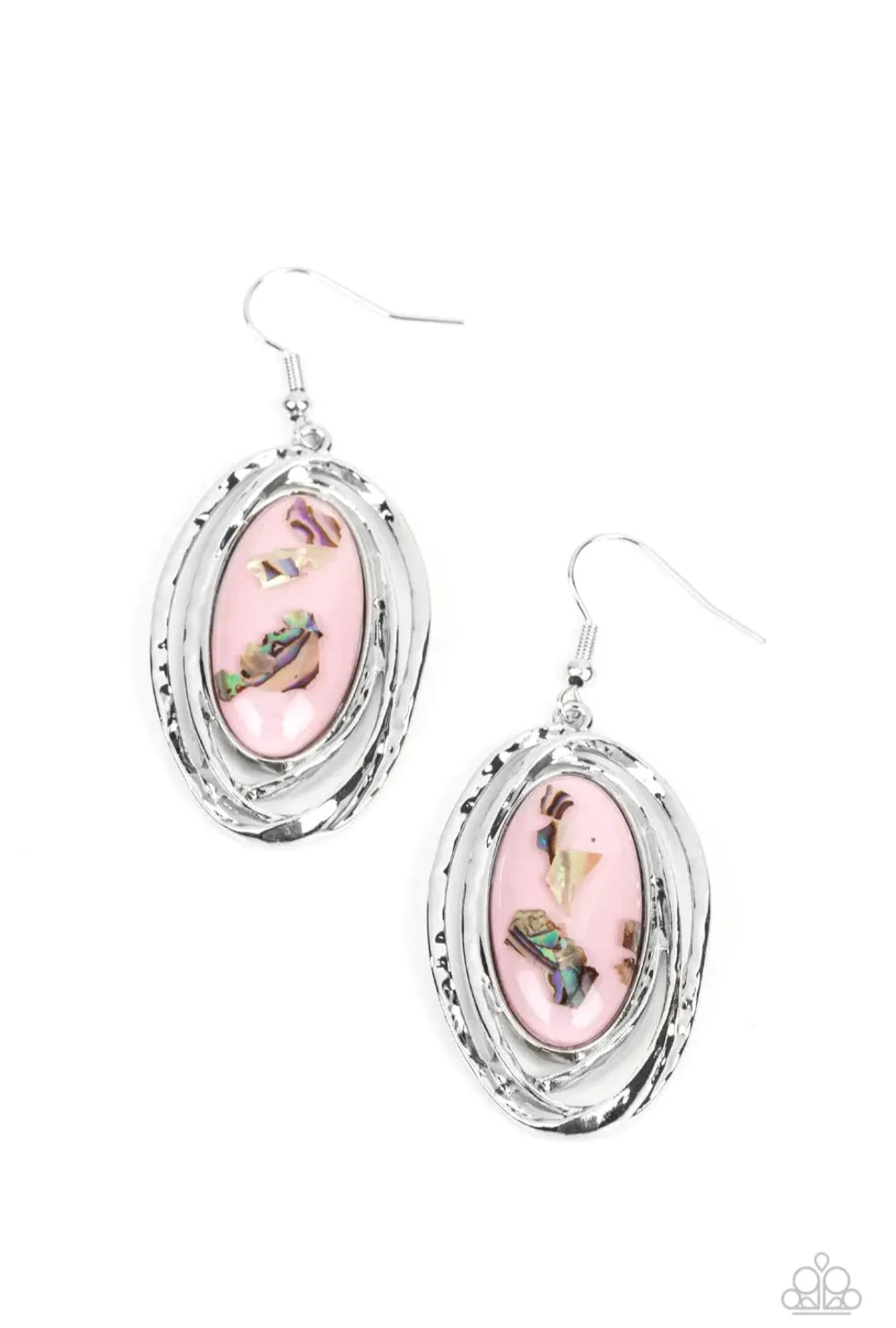 women’s trendy gold earrings -Ocean Floor Oracle - Pink