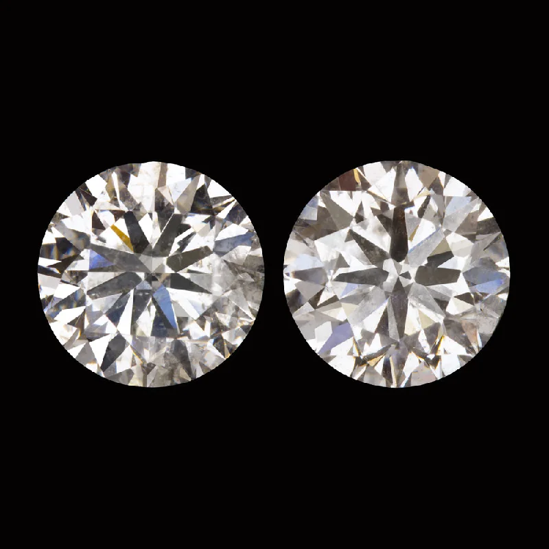 elegant rings for women -1 CARAT DIAMOND STUD EARRINGS MATCHING PAIR ROUND BRILLIANT CUT NATURAL CLASSIC