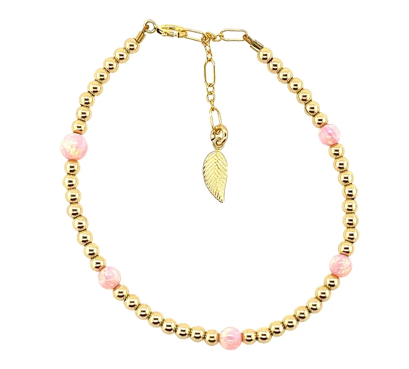 Light Pink / 2mm Gold