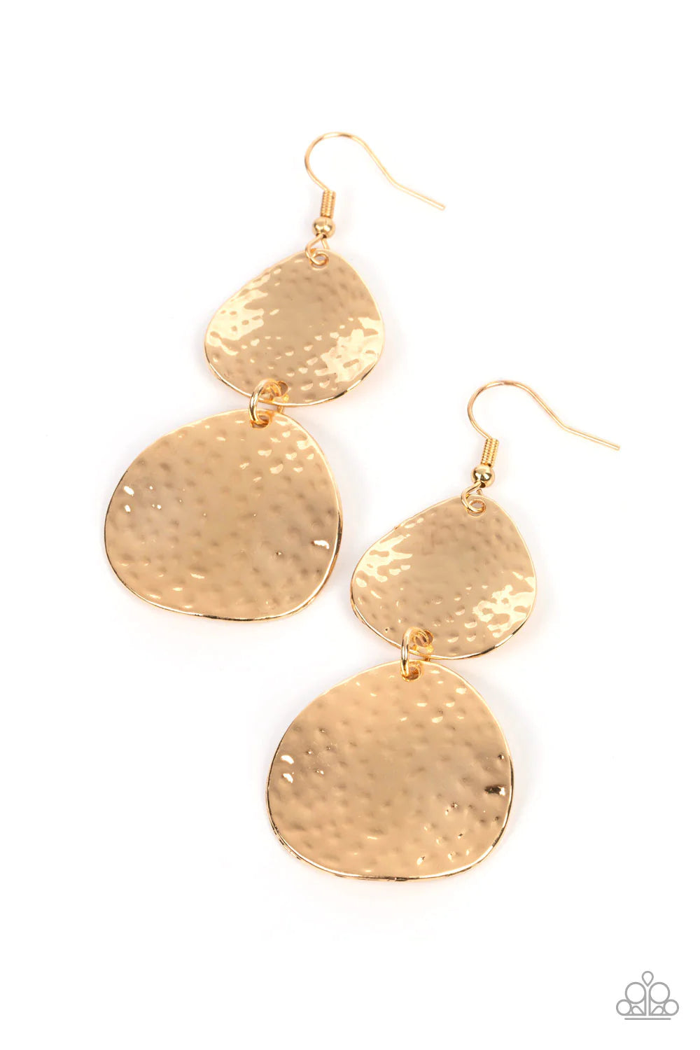 women’s layered earrings -Bait and Switch - Gold