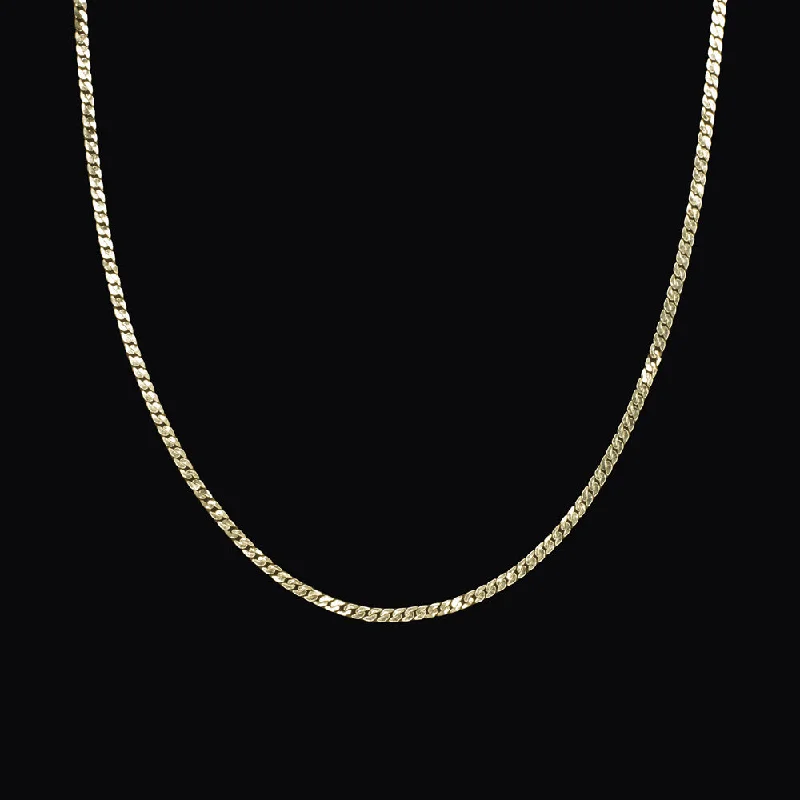 women’s luxury diamond rings -S LINK CHAIN NECKLACE SOLID 14K YELLOW GOLD 19 INCH 1.3mm THIN EVERYDAY SIMPLE