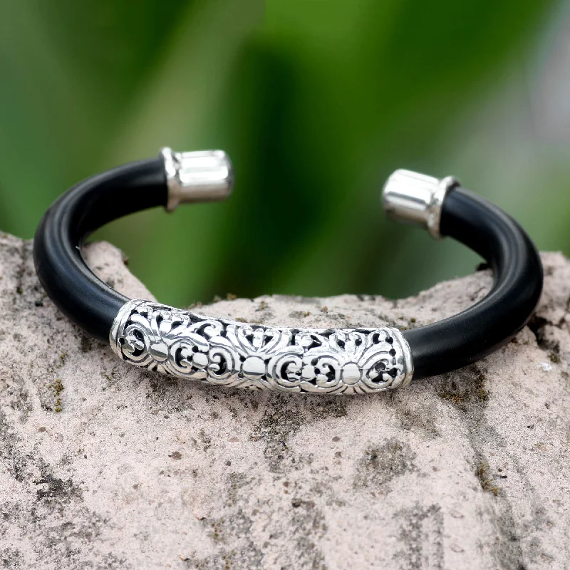 designer charm bracelets for women -Magnificent Bali Sterling Silver Bracelet