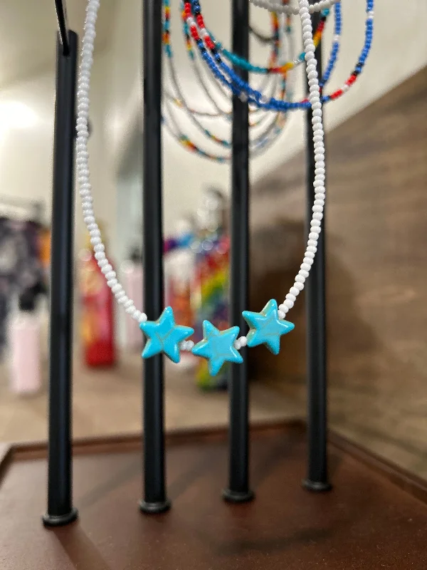 women’s birthstone pendant necklaces -shooting stars necklace