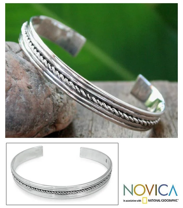 casual bracelets for women -Harmony Sterling Silver Bracelet