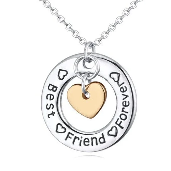 women’s anniversary necklaces -Best Friend Forever Necklace