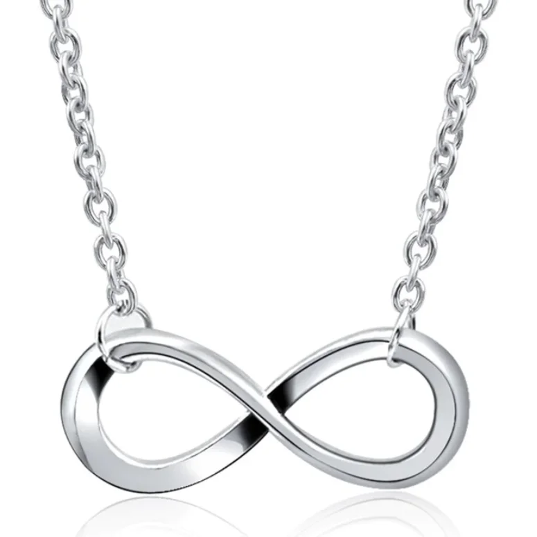 custom necklaces for women -Simply Symbolic Infinity Symbol Necklace