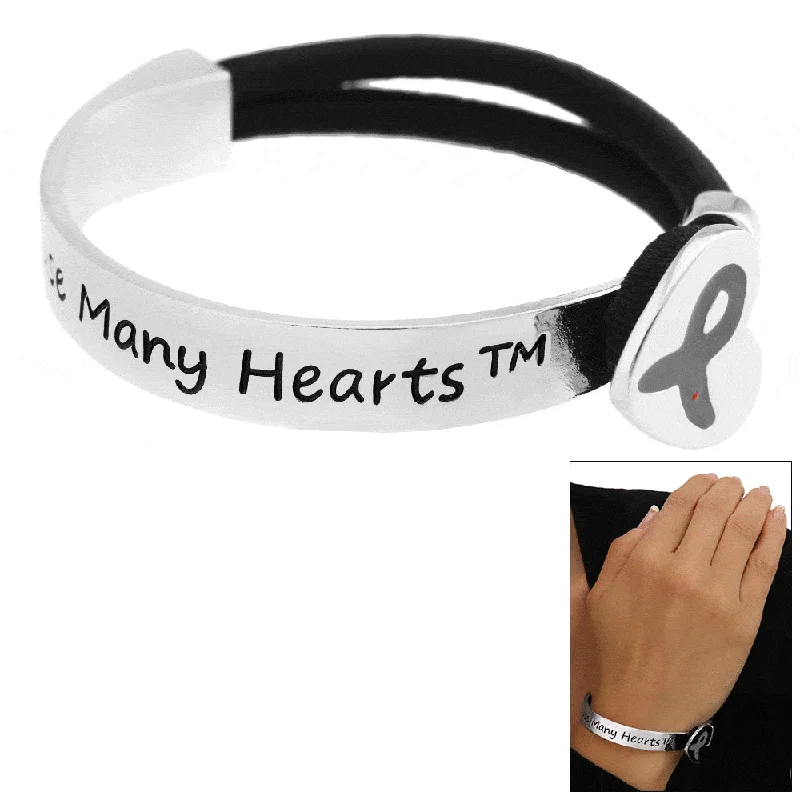 bohemian bangles for women -One Cause Many Hearts Diabetes Awareness Bracelet!