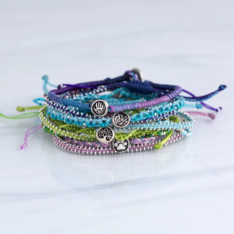 women’s mixed metal bracelets -We Care Handmade Bracelet