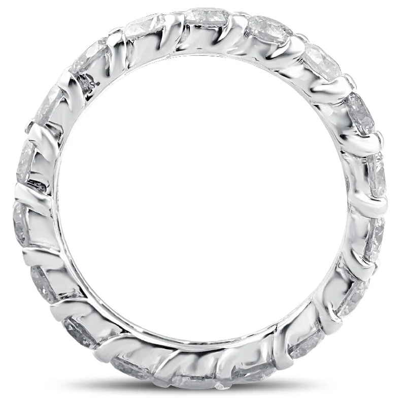 diamond engagement rings for women -3 1/2CT Diamond Eternity Ring White Gold