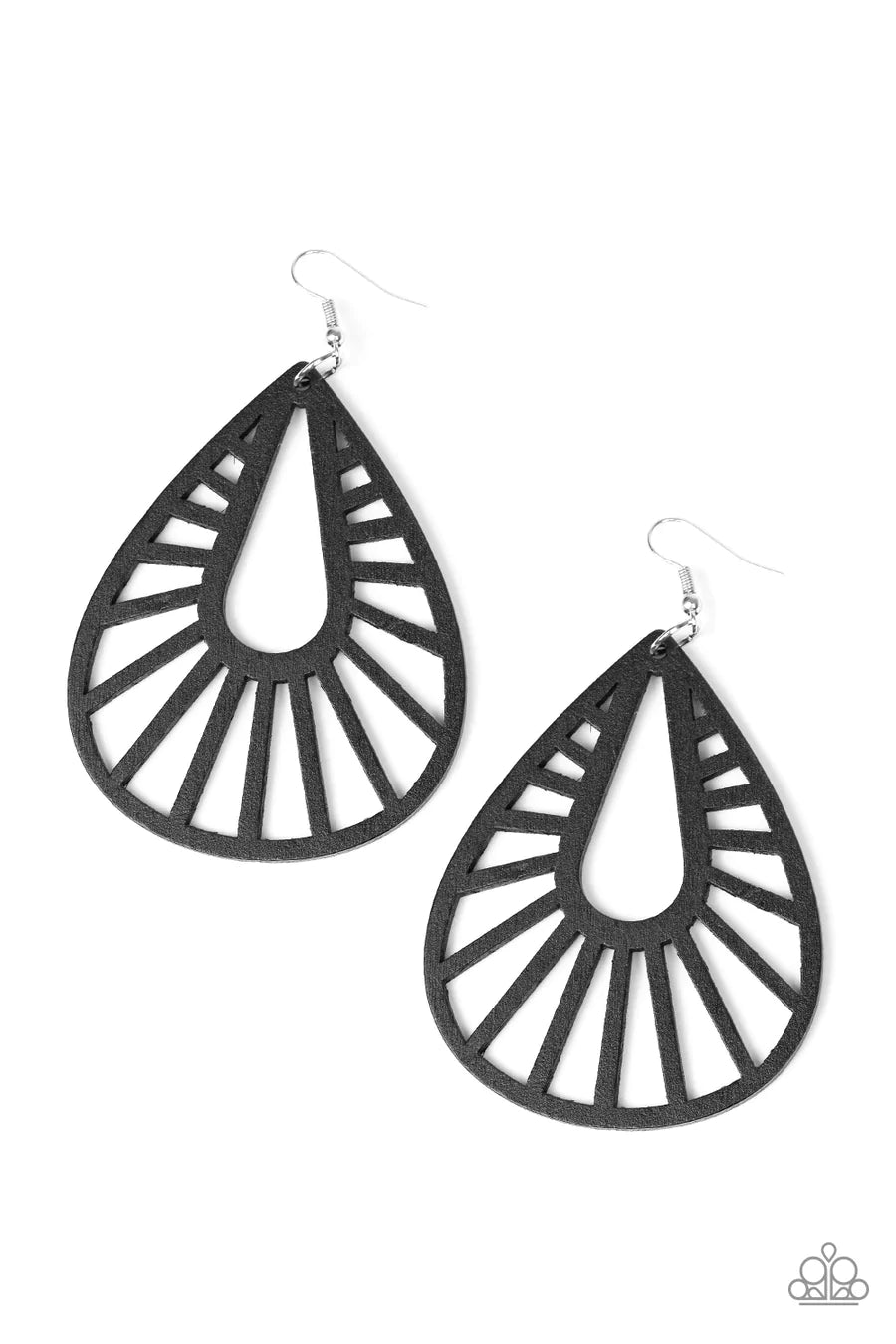 women’s simple gold earrings -Coachella Chill - Black