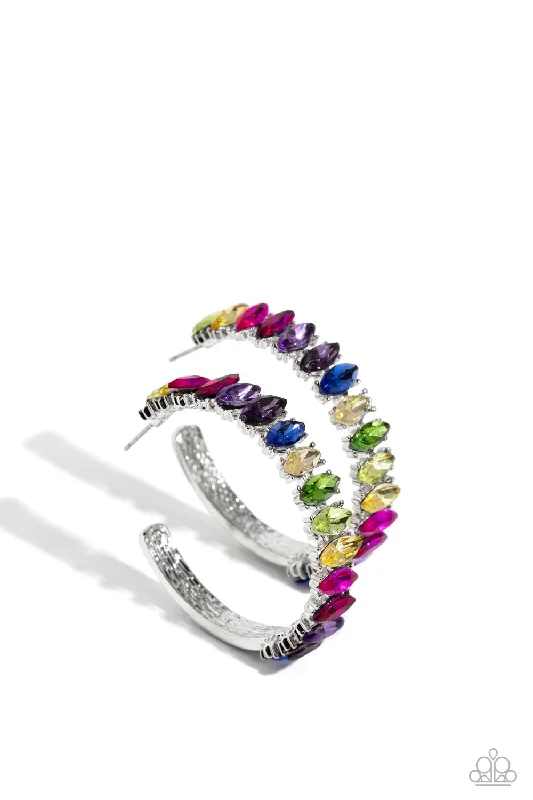 women’s stylish earrings -Rainbow Range - Multi