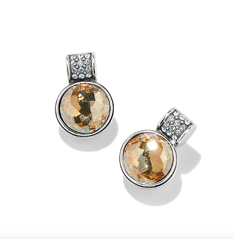 women’s diamond drop earrings -Meridian Aurora Petite Post Earrings