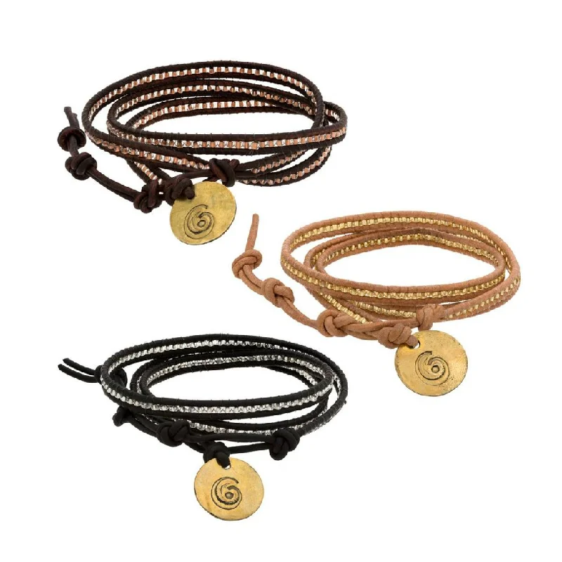 dainty bracelets for women -Sasa Classic 3x Wrap Bracelet