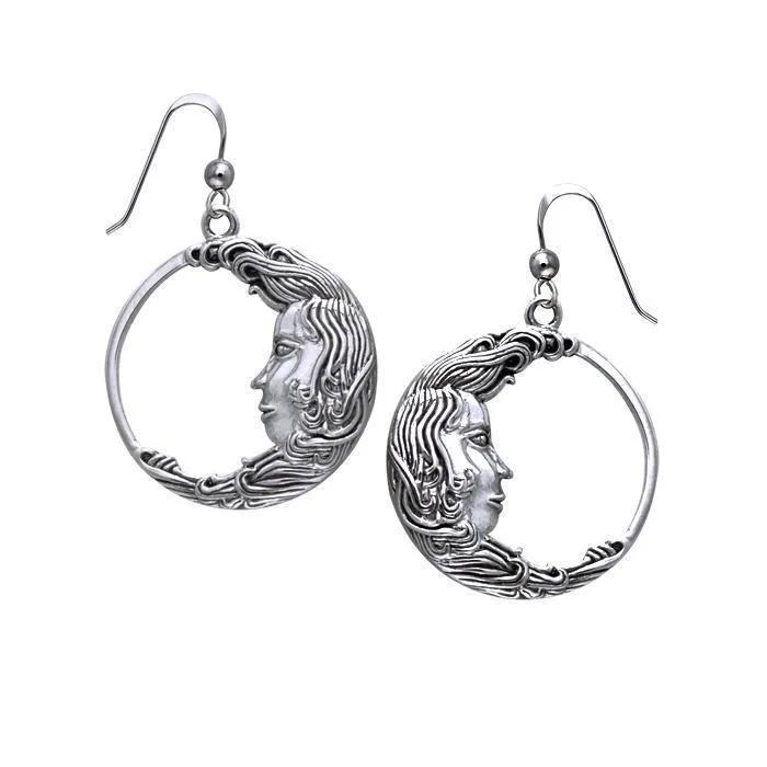 women’s boho earrings -Luna, the Moon Goddess Earring TER1272