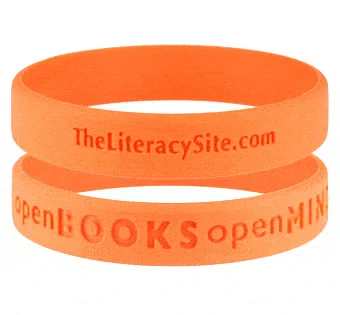 stackable bracelets for women -Open Books Open Minds Silicone Bracelet!